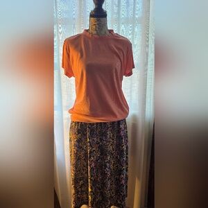 Croft & Barrow Multicolor A-Line Skirt